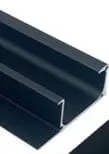 G shape Aluminuim Handle for 18 mm panel (Matt Black)
