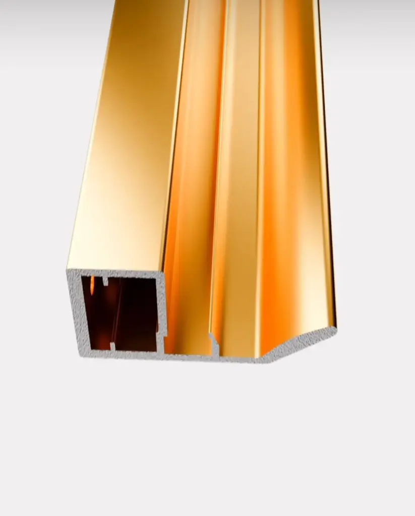 6mm Glass Slim Aluminuim Profile 2x2 - Full Handle