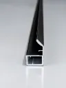 6mm Glass Air Hinges Aluminuim Profile 2.5 x 2.5 - Full Handle 