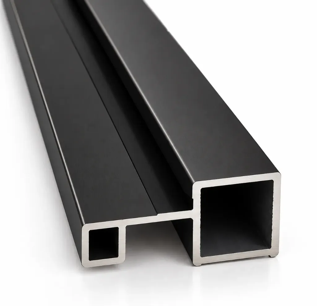 Slim System - Handle Aluminum Profile for Sliding Door  (Matt Black)