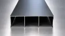 Slim System - Triple Top Track Aluminum Profile for Sliding Door  