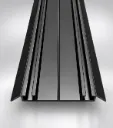 Slim System - Double Bottom Track Aluminum Profile for Sliding Door 