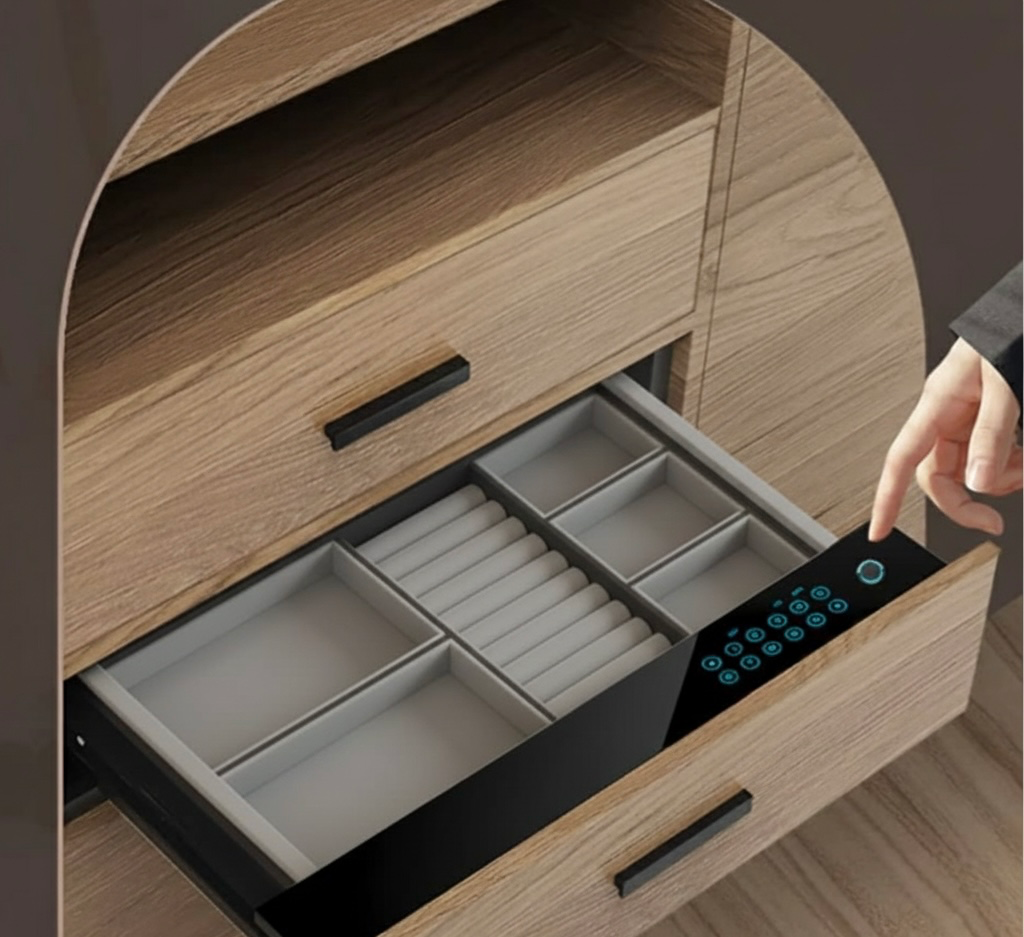 Safe Drawer Box Fingerprint - 48 cm