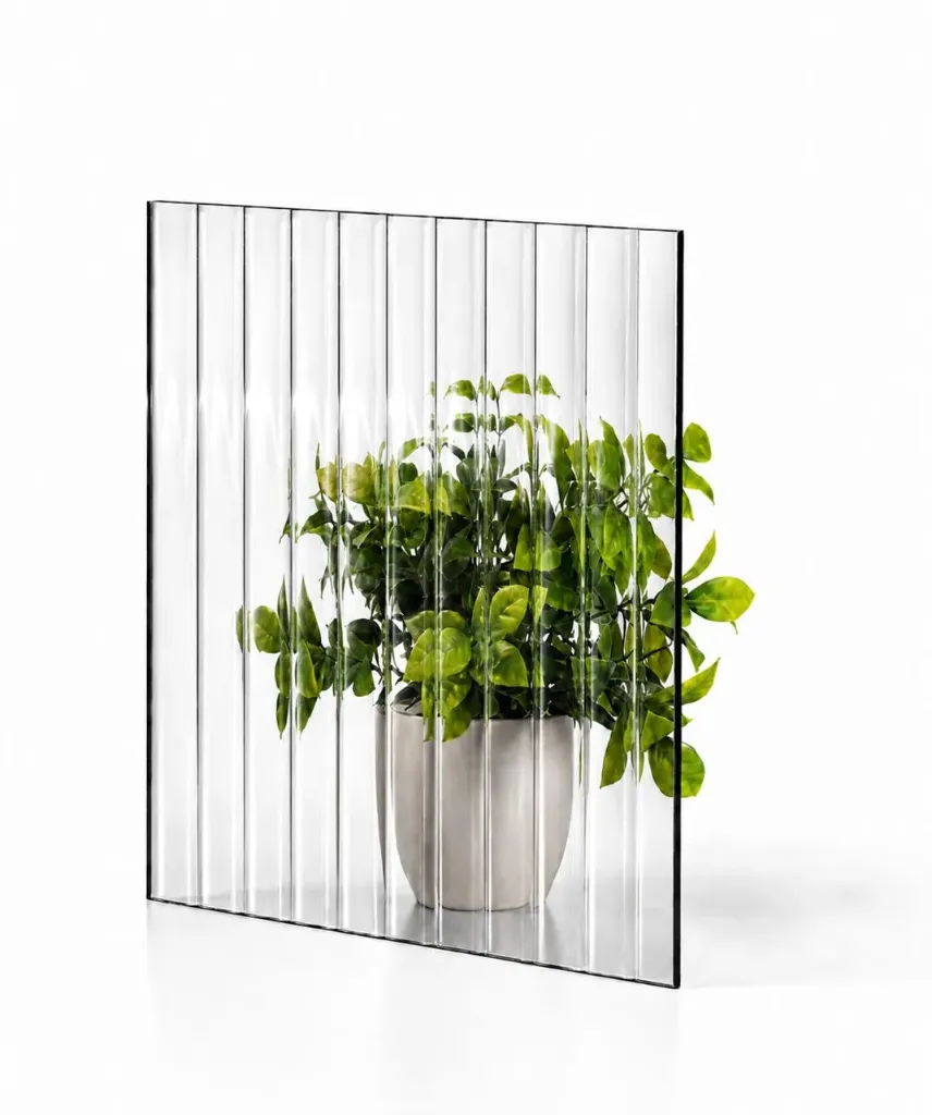 Fluted Glass – 5.5mm Thickness | Decorative & Textured Glass