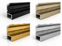 6mm Glass Slim Aluminuim Profile 2x2 - Full Handle