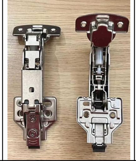 Panel Hinges 175° soft-close 3D hinge, with screws 