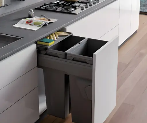 74L Double Wastebasket